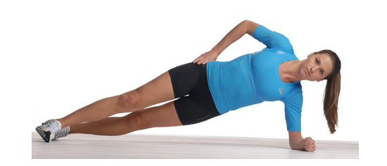 Vzpor na boku side plank